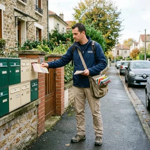 Distribution d'imprimés publicitaires à Paris